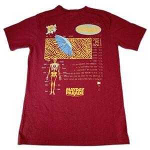 Mayday Parade Self Titled Tour 2012 Double Sided Short Sleeve T Shirt Sz M